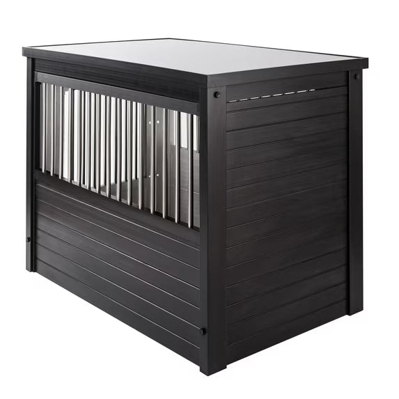 New Age Pet ECOFLEX® InnPlace Dog Crate & End Table, Espresso, X-Large