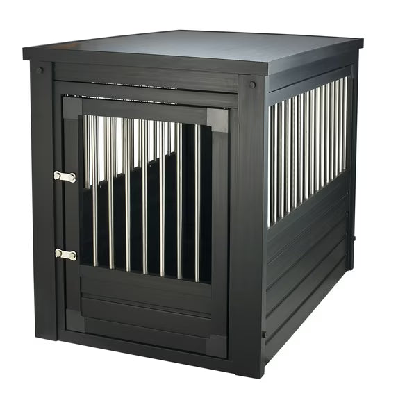 New Age Pet ECOFLEX® InnPlace Dog Crate & End Table, Espresso, X-Large
