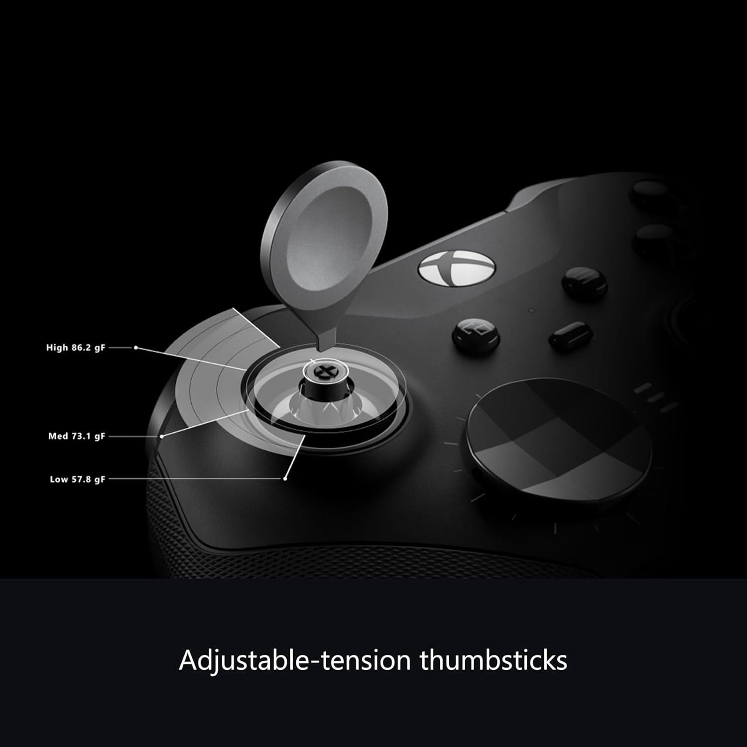 Xbox Elite Series 2 Core Wireless Gaming Controller – Black – Xbox Series X|S, Xbox One, Windows PC, Android, and iOS