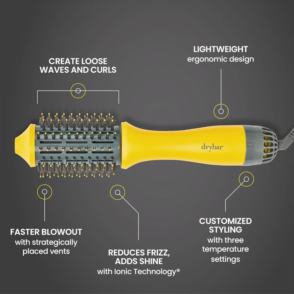 Drybar Single Shot Blow-Dryer Shot Collection | Faster Blowouts with Tons of Volume and Less Frizz | Choose The Barrel Size Best for Your Hair Length and Desired Style