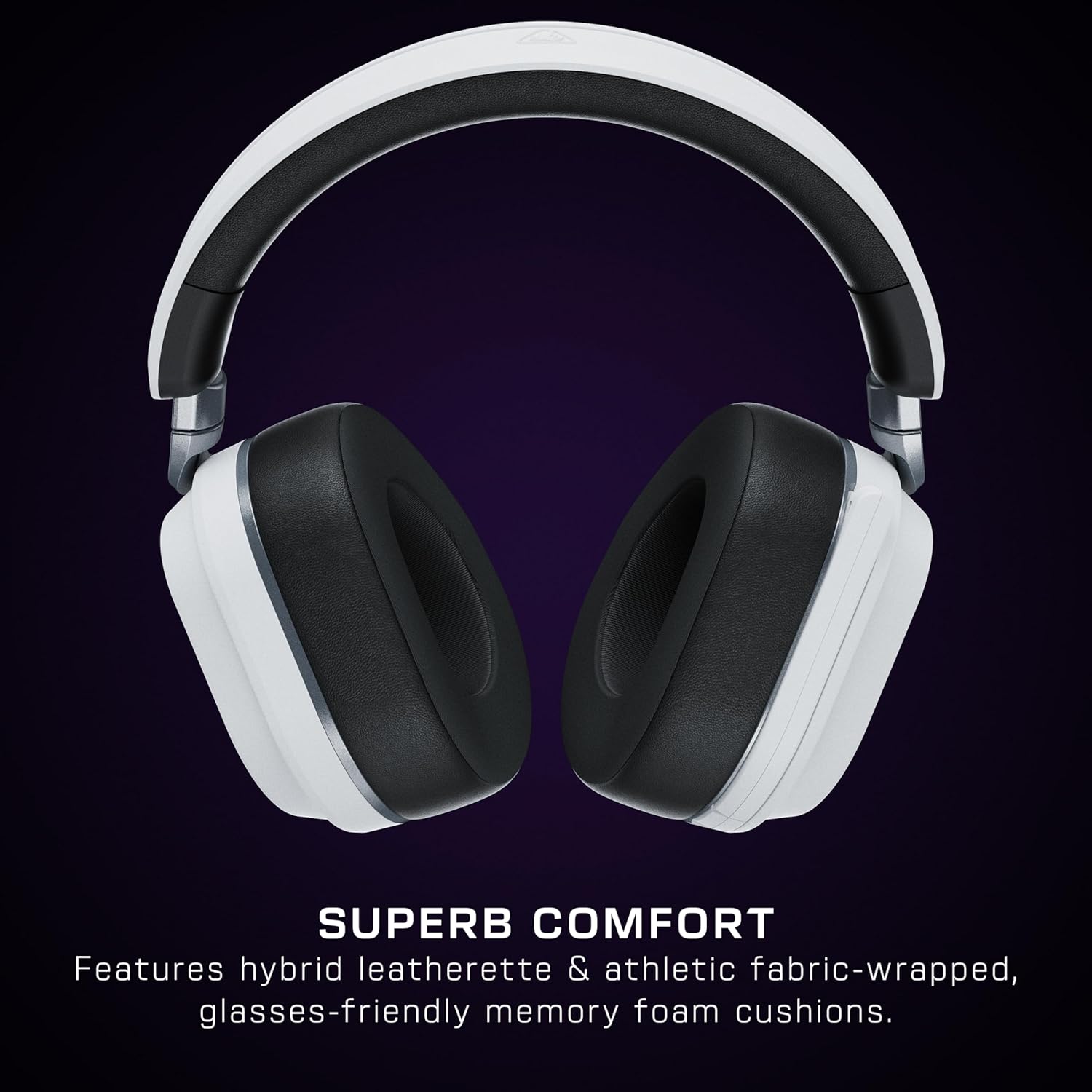 Turtle Beach Stealth 700 Wireless Multiplatform Amplified Gaming Headset for PC, PS5, PS4, – Bluetooth, 80-Hr Battery, Noise-Cancelling Mic – White