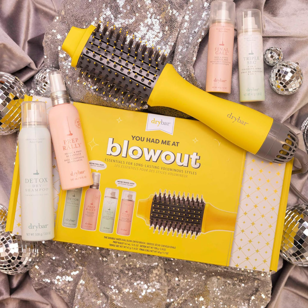 Drybar You Had Me at Blowout Kit | Refresh, Prime, Style, Texturize, and Finish Your Look for Great Blowouts with Extra Volume that Holds Style for 8 Hours*