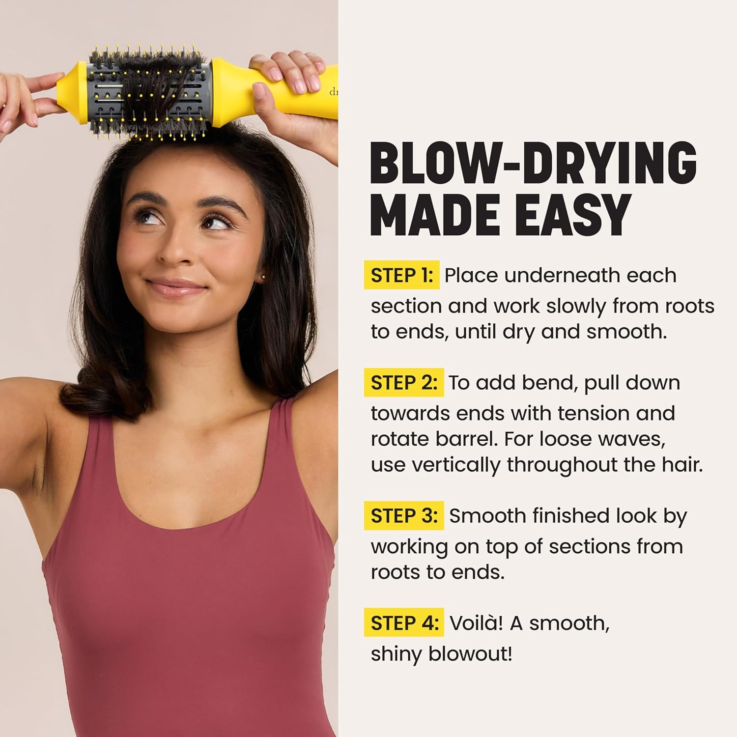 Drybar Single Shot Blow-Dryer Shot Collection | Faster Blowouts with Tons of Volume and Less Frizz | Choose The Barrel Size Best for Your Hair Length and Desired Style