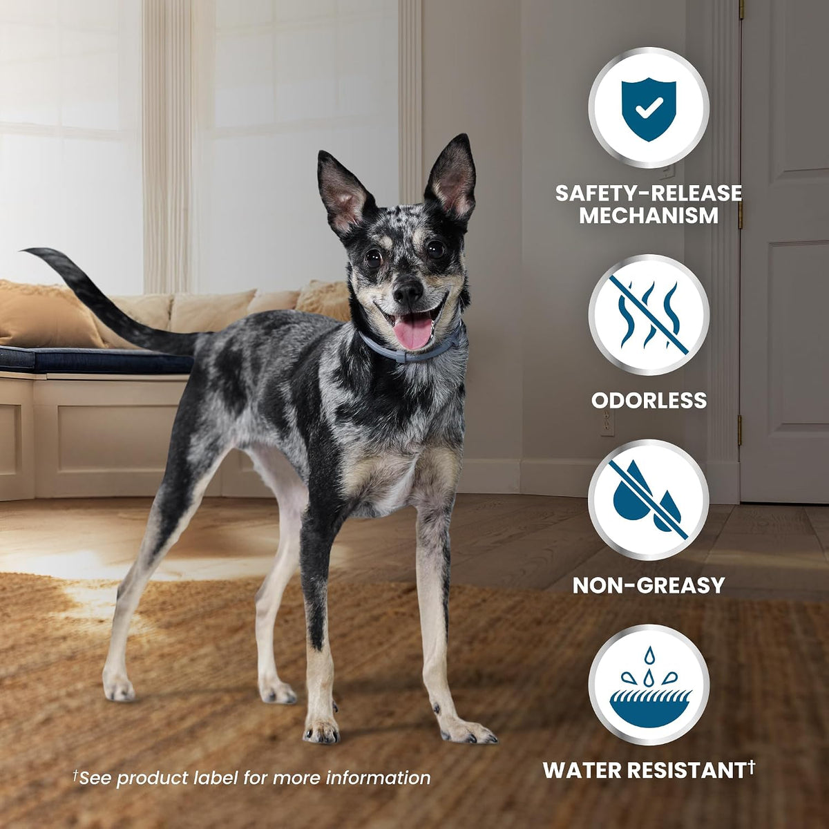 Seresto 8-Month Flea & Tick Collar for Small Dogs Under 18 lbs., 1ct