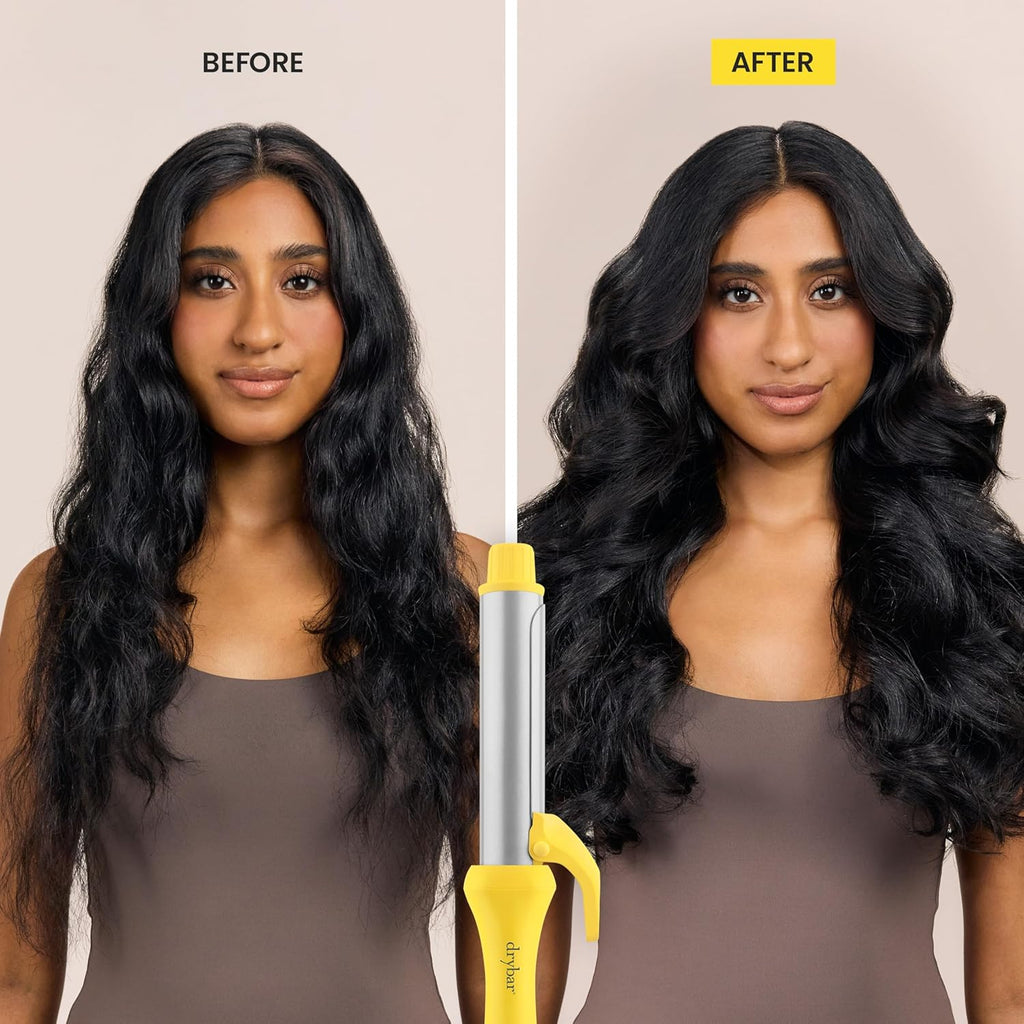 Drybar The Mixologist Interchangeable Styling Iron – One Tool, Three Styles – Reduces Frizz, Adds Shine – Curling Iron – Hair Curling Wand