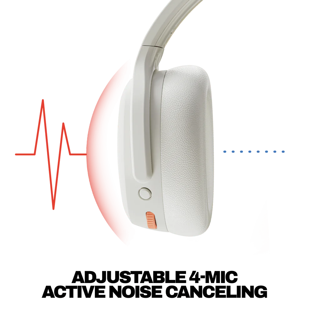 Skullcandy Crusher ANC 2 Over-Ear Noise Canceling Wireless Headphones with Sensory Bass, 50 Hr Battery,