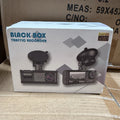 Black Box 1080P Dual Dash Cam - Rearview Mirror Traffic Recorder with 170° Lens