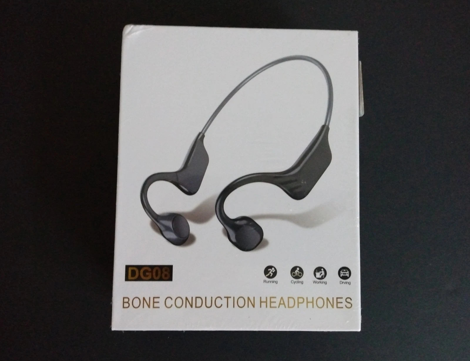 New In Box Bone Conduction Headphones Open Ear Listening Model DG08