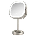 Conair Halo LED Double Sided 1x/10x Vanity Mirror 360° Rotation USB Rechargeable