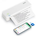 JADENS School Supplies Wireless Portable Printer for Travel, Bluetooth Thermal Printer, Compact Inkless Printer Compatible with Android, iOS and Laptop for Office Home