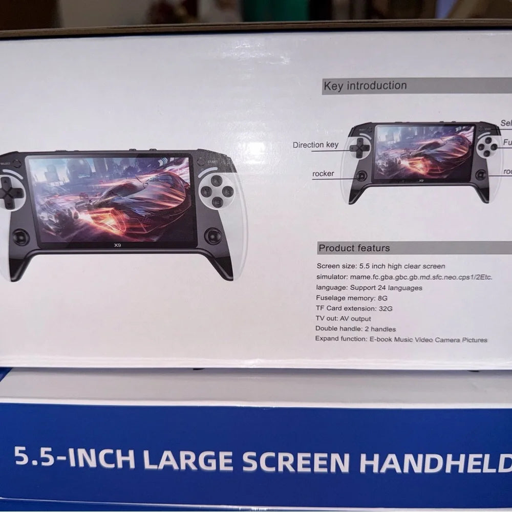5.5-Inch Large Screen Handheld Console-each handheld game is