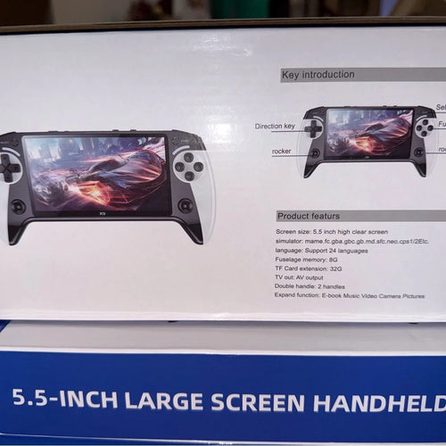 5.5-Inch Large Screen Handheld Console-each handheld game is