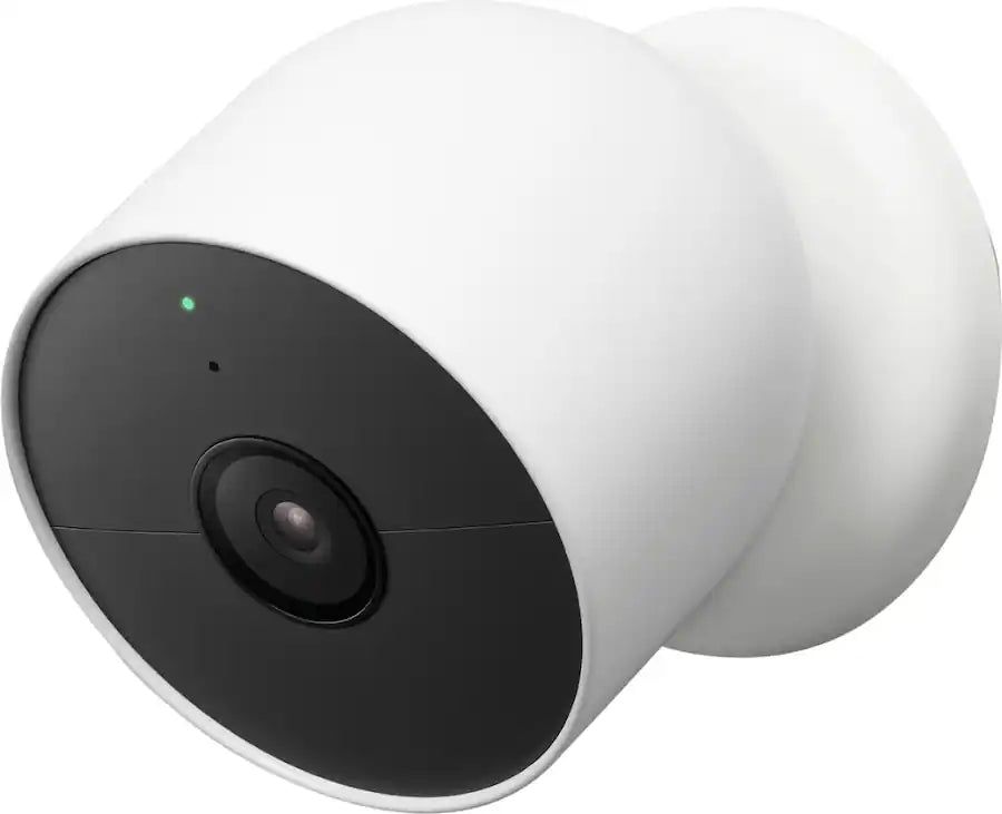 Google - Nest Cam Indoor/Outdoor Wire Free Security Camera
