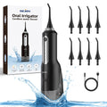 Sejoy cordless Water Flosser, Water Dental Flosser Electric Water Flossers for Teeth Portable Oral Irrigator Rechargeable