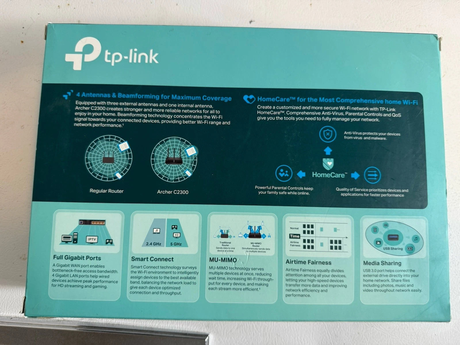 TP-LINK AC2300 Wireless Mu-mimo Gigabit WiFi Router Archer