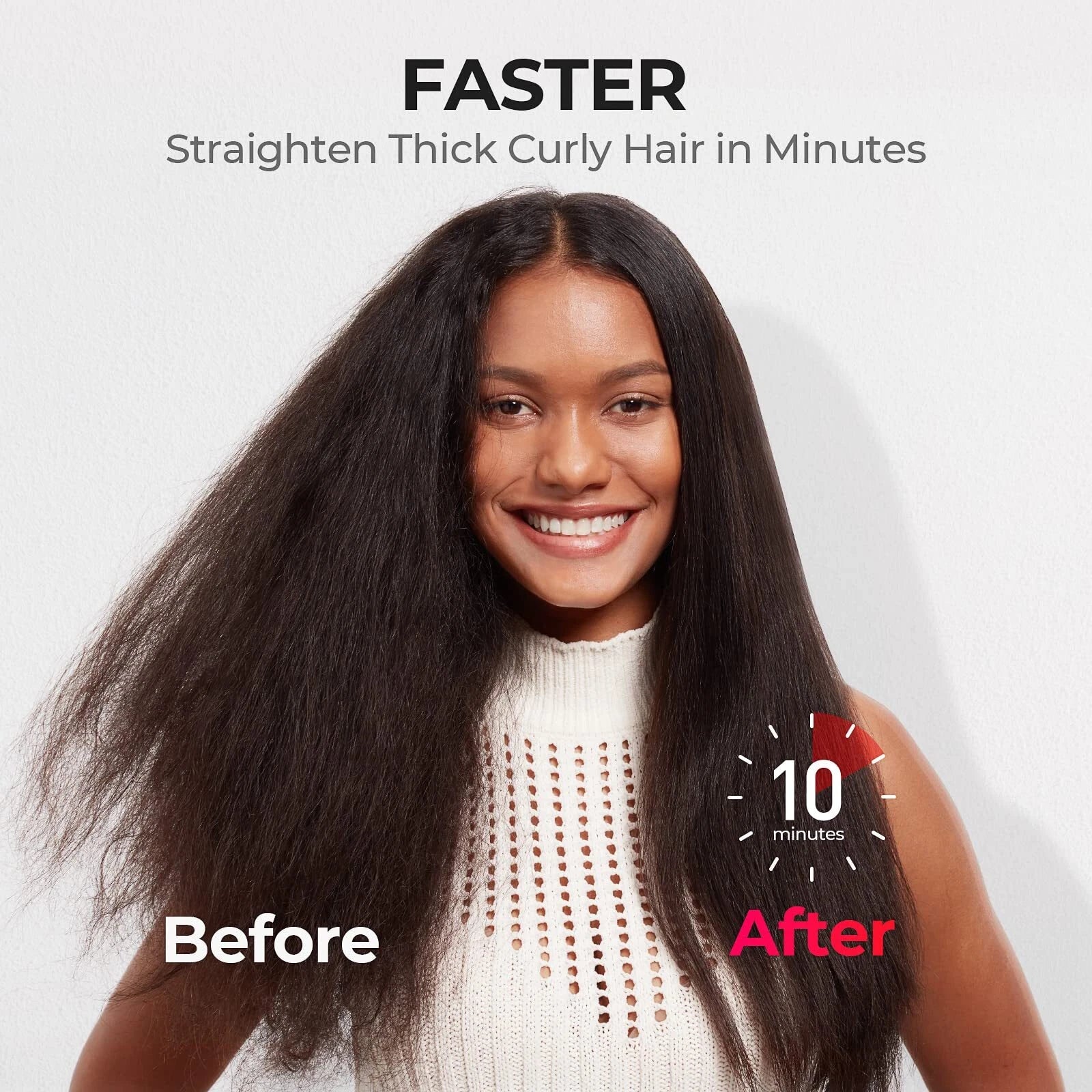 TYMO Ionic plus Hair Straightening Brush