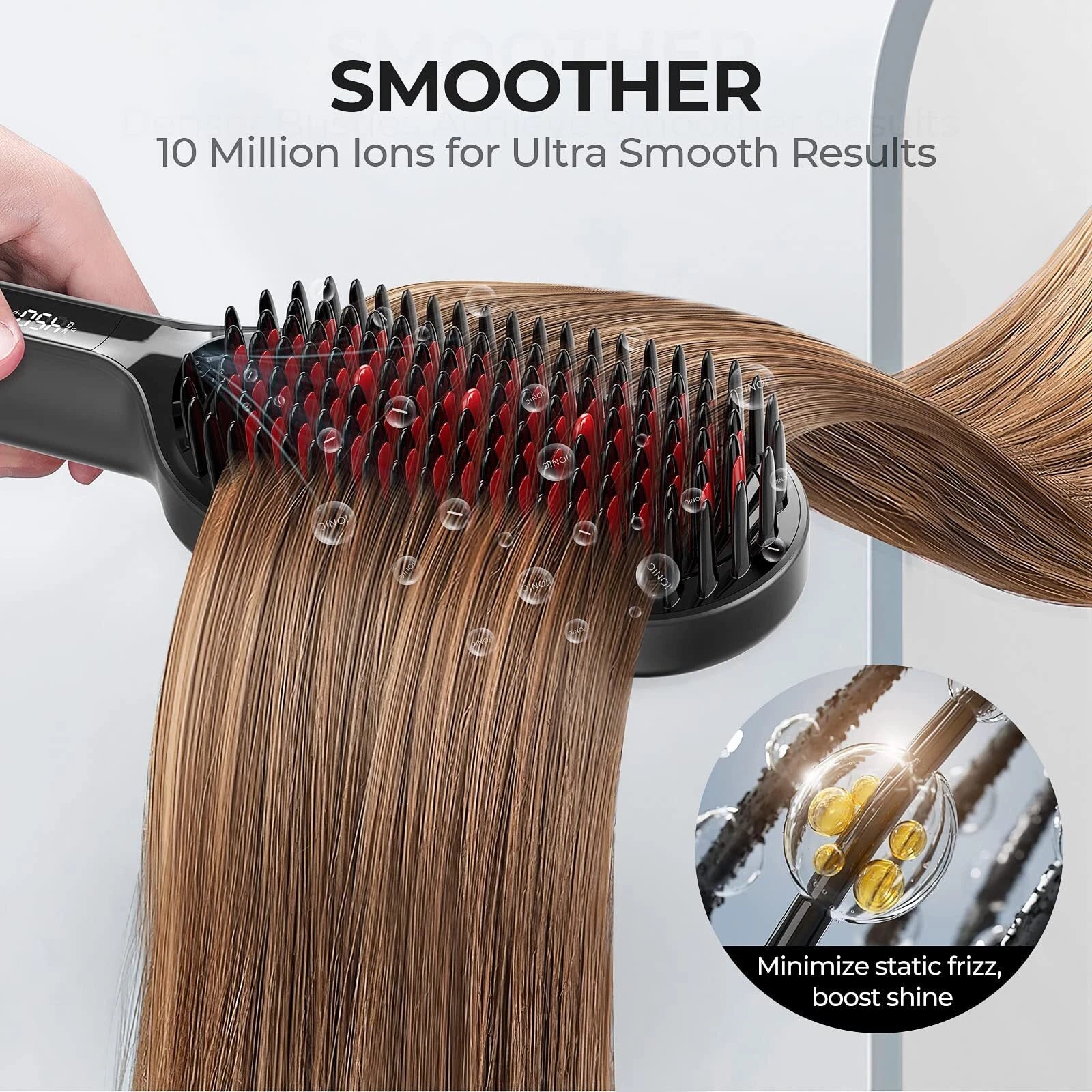 TYMO Ionic plus Hair Straightening Brush