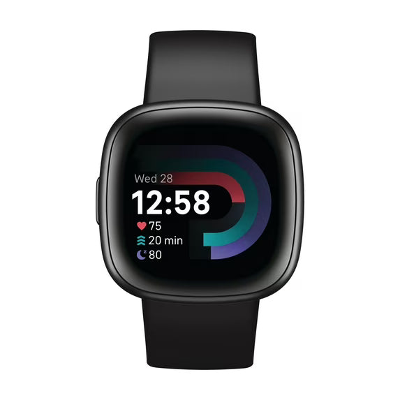 Fitbit Versa 4 Fitness Smartwatch with Daily Readiness, GPS, 24/7 Heart Rate, 40+ Exercise Modes, Sleep Tracking and more. Fitbit Versa 4 in Black / Graphite Aluminum. (4.2) | 2,382 ratings